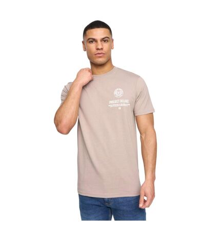 T-shirt henstamp homme taupe Henleys