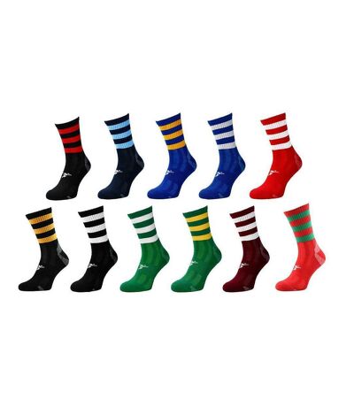 Chaussettes De Football Pro Adulte Rouge Vert Precision