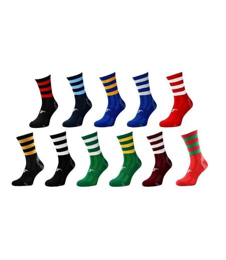 Chaussettes de football pro adulte rouge / vert Precision