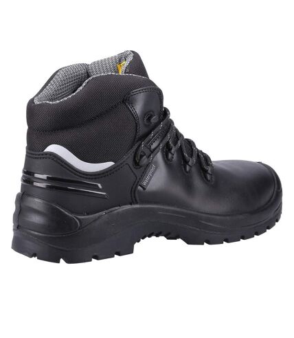 Safety Jogger Mens Waterproof Leather Safety Boots (Black) - UTFS9008