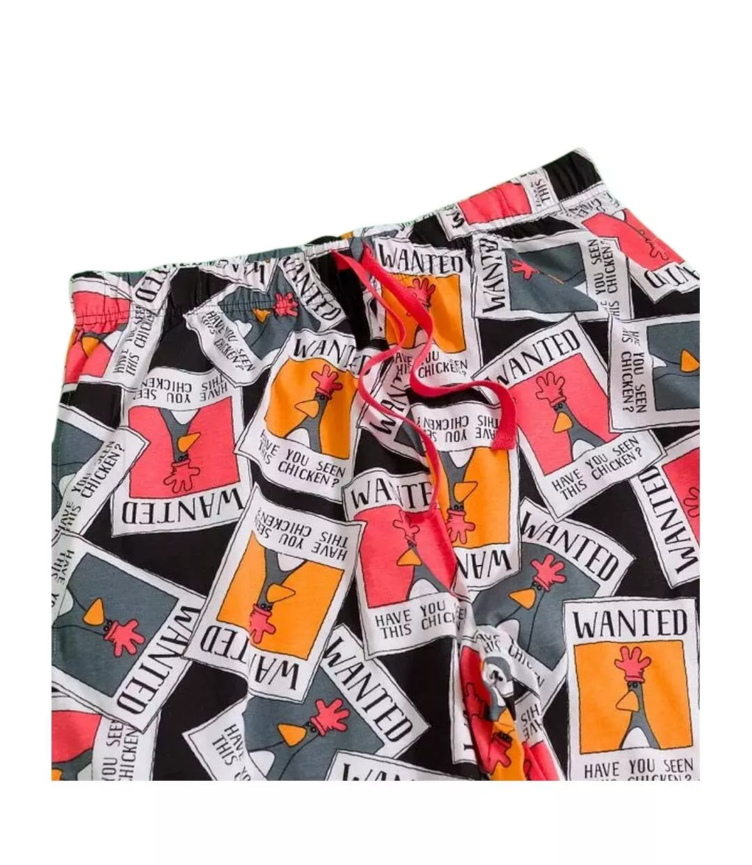 Mens Wanted Poster Feathers Mcgraw Lounge Pants Multicoloured Wallace And Gromit-4