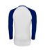 SOLS Mens Funky Contrast Long Sleeve T-Shirt (White/Royal Blue) - UTPC3513