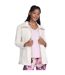 Womens/ladies Go Snuggle Jacket Off White Skechers-1