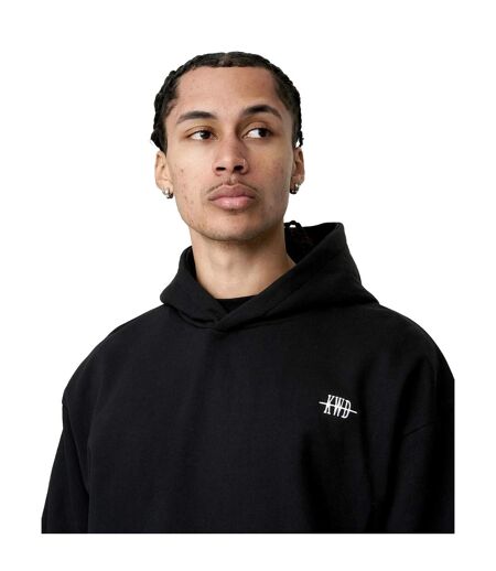 Mens Studio Butterfly Back Print Hoodie Black Kings Will Dream