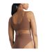 Brassière De Sport Lounge Femme Marron Clair Adidas-3