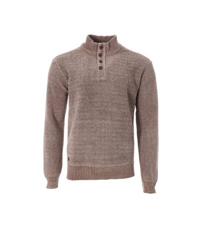 Pull Marron Homme RMS26 Chenille - L