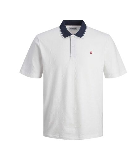 Polo blanc homme jack & jones waylon