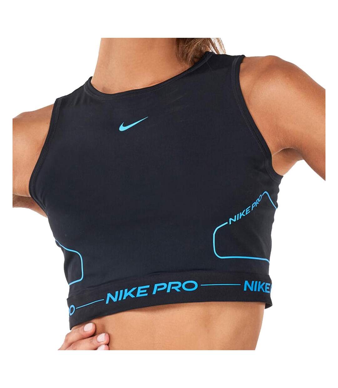 Débardeur Noir Femme Nike Nvlty - L