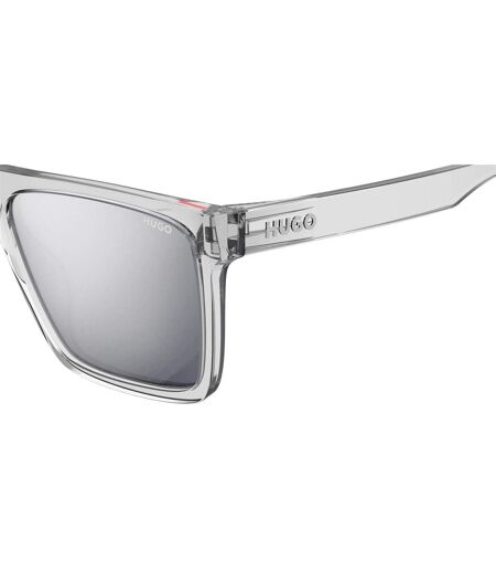 Mens Rectangle Sunglasses One Size Crystal Hugo