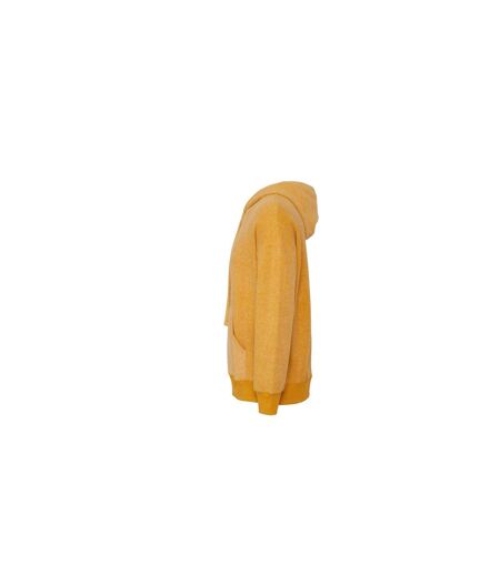 Bella + Canvas Unisex Adult Suedette Pullover Hoodie (Mustard Yellow Heather) - UTRW7800