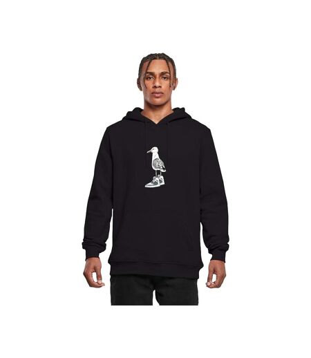 Sweat À Capuche Motif/style Mouette À Baskets Homme Noir Mister Tee
