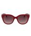 Lunettes De Soleil Motif/style Boucle Femme Taille Unique Rouge Marron Moschino-2