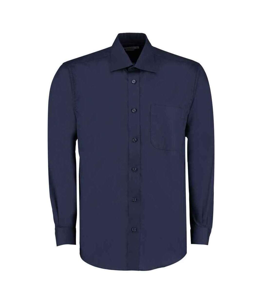 Chemise homme bleu marine foncé Kustom Kit Kustom Kit