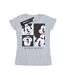 Disney T-shirt en coton avec clin d'œil à Mickey Mouse - Femmes/Ladies (Gris sportif) - UTBI31217-1