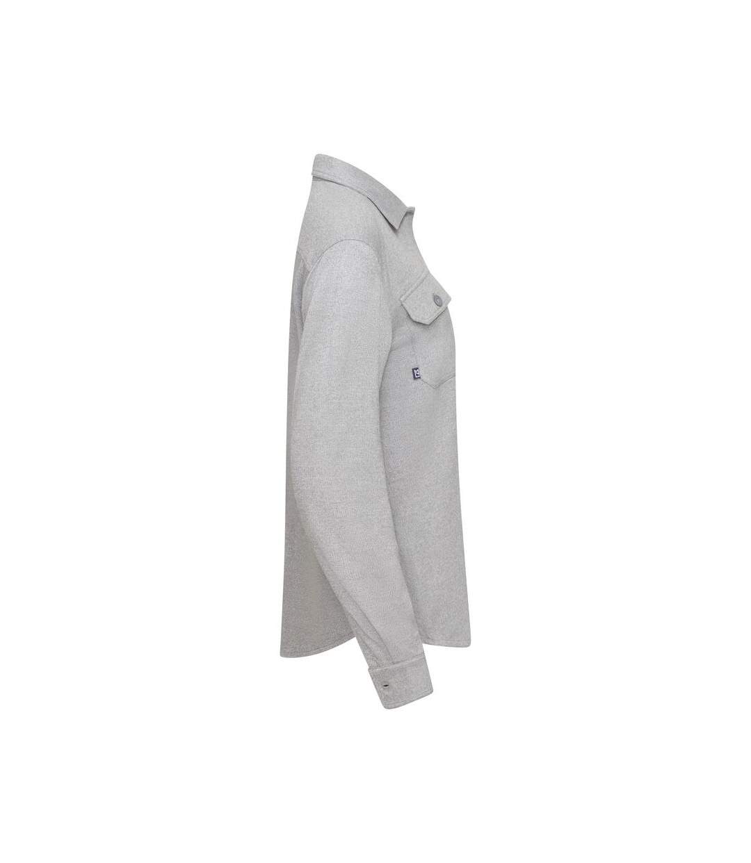 Womens/ladies Advantage Shirt Grey Melange Cutter & Buck-4