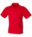 Henbury Mens Coolplus® Pique Polo Shirt (Burgundy)