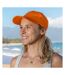Casquette Unie À Sept Panneaux Mixte Orange Result-1