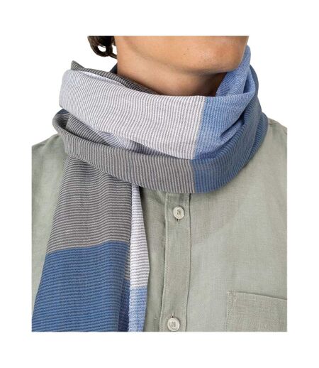 Écharpe Motif/style À Carreaux Adulte Taille Unique Gris Bleu Spasso