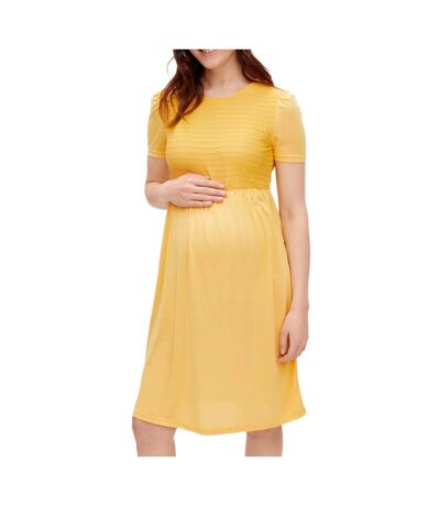 Robe de Grossesse Jaune Femme Mamalicious Lina - L