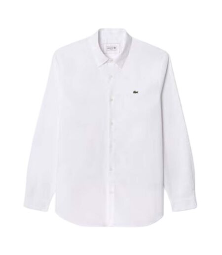 Chemise Manches Longues Homme Blanc Lacoste