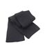 Result Winter Essentials Classic Knitted Heavy Scarf (Charcoal) (One Size) - UTRW9950