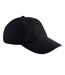 Leisure Unstructured Cap Black Beechfield-1