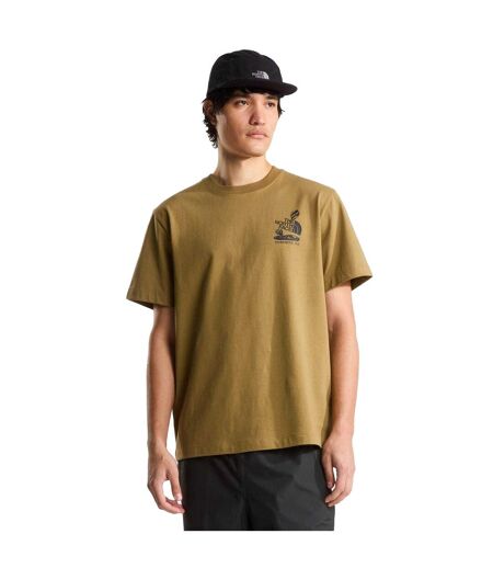 T-shirt Motif/style Pierre Homme Kaki Foncé The North Face
