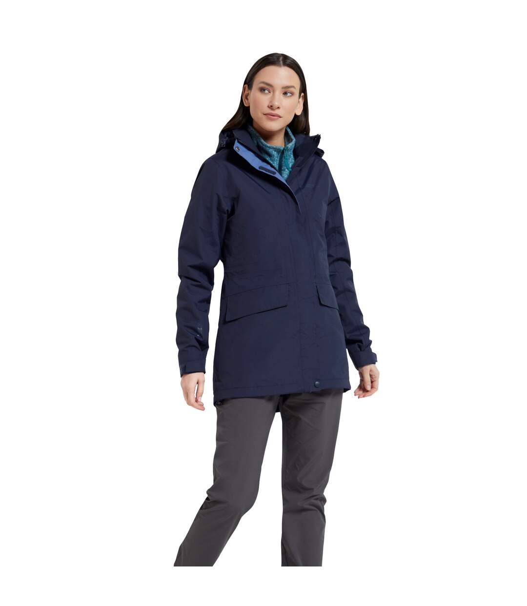 Veste Imperméable Glacial Extreme Femme Bleu Marine Mountain Warehouse-1