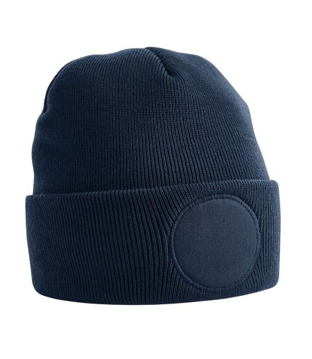 Bonnet Unisexe À Écusson Pour Adultes Bleu Marine Beechfield
