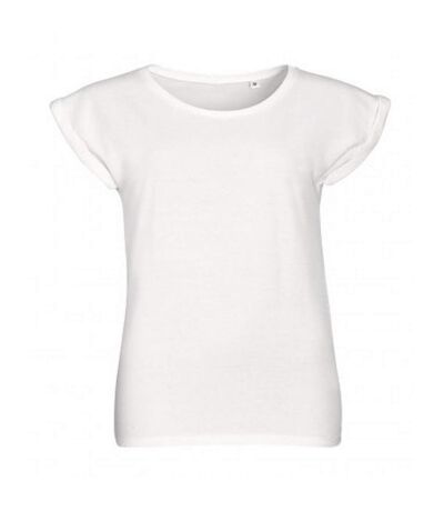 T-shirt manches courtes melba femme blanc SOLS