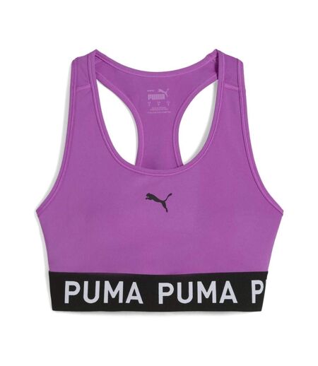 Brassière violette/noire femme puma 4keeps strong