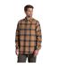 Chemise Manches Longues Motif/style À Carreaux Gable Homme Marron Clair À Carreaux Craghoppers-3