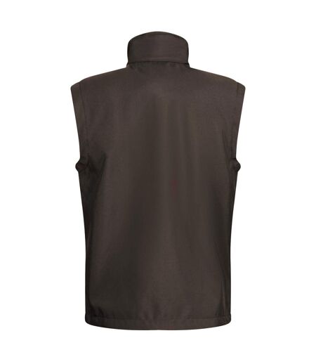 Professional Mens Ablaze Soft Shell Bodywarmer Black Black Regatta