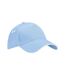 Casquette De Baseball Motif/style 5 Panneaux Ultimate Bleu Ciel Blanc Beechfield-3