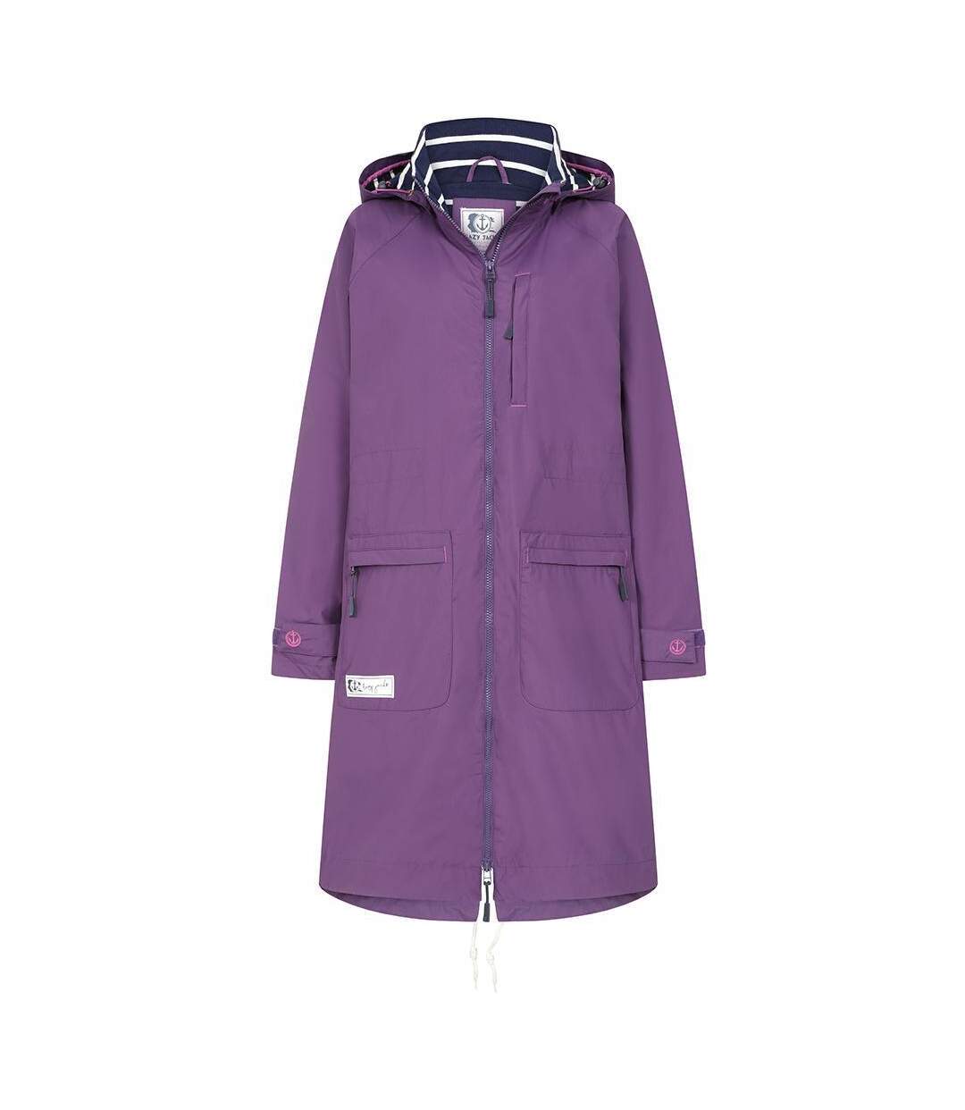 Veste Imperméable Femme Bordeaux Lazy Jacks-1