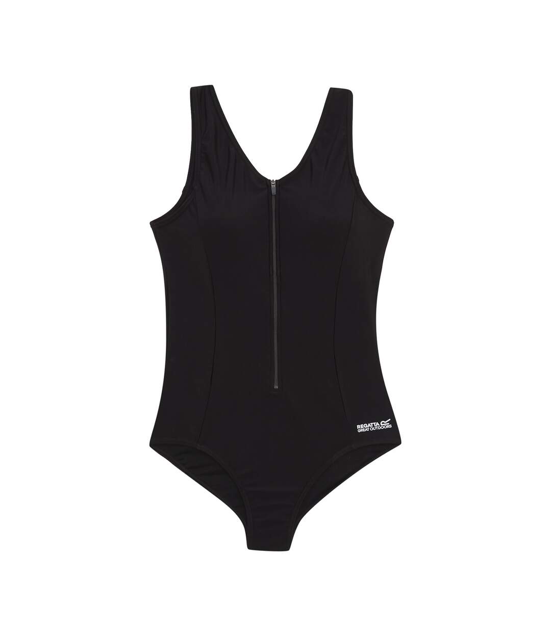 Womens/ladies Wakefield One Piece Swimsuit Black Regatta-1
