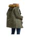 Parkas Kaki Femme Schott Elisa - M