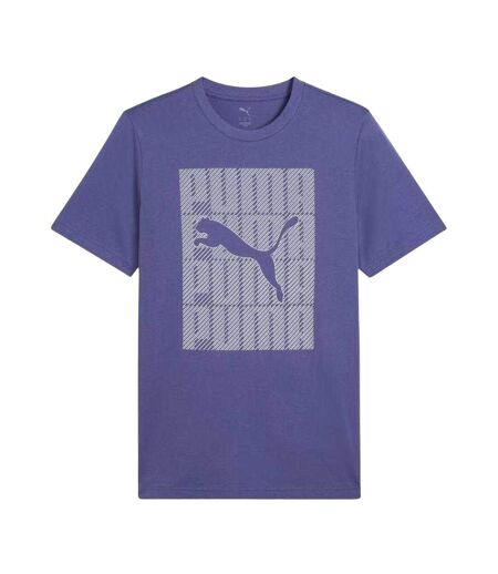 T-shirt À Logo Graphique Pour Hommes Bleu Puma