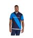 Polo Motif/style Rayure Diagonale Homme Bleu Marine Raging Bull-2