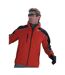 Veste Softshell Ice Fell Homme Rouge Noir WORK-GUARD By Result-1