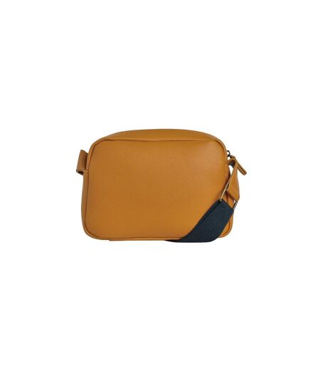 Dion plain vegan leather crossbody bag one size deep amber Weird Fish