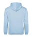 Unisex adult college hoodie ice blue Awdis-2