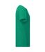 T-shirt Iconic Homme Vert Chiné Fruit Of The Loom-3