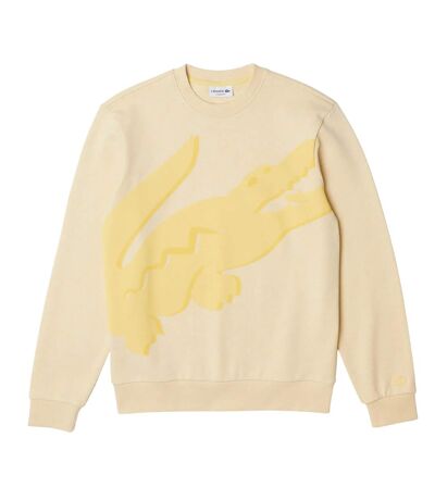 Sweat Homme Jaune Lacoste