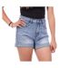Short bleu clair femme monday premium lw526-1
