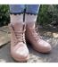 Ladies Warm Alpaca Wool Blend Boot Socks-4