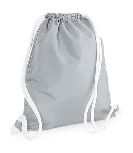 Icon Drawstring Bag One Size Light Grey Bagbase