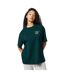 Womens/ladies Logo Oversized T-shirt Dark Green Jack Wills-4