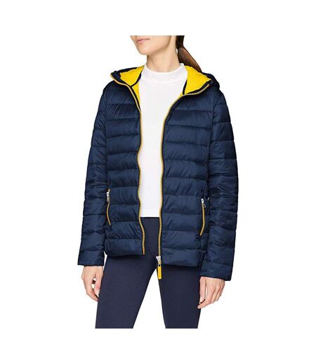 Result Urban Womens/Ladies Snowbird Hooded Jacket (Navy/Yellow) - UTBC3254