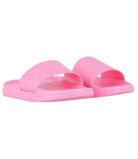 Claquettes Style Logo F045a Femme Rose 4F